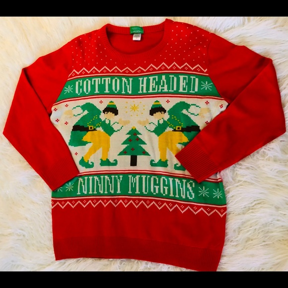 krampus knit ugly christmas sweater